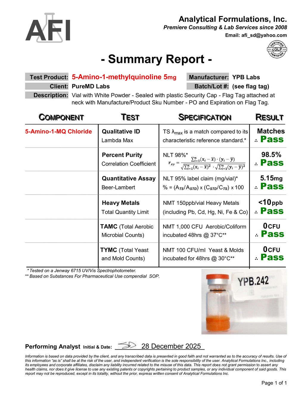 5-amino-1MQ