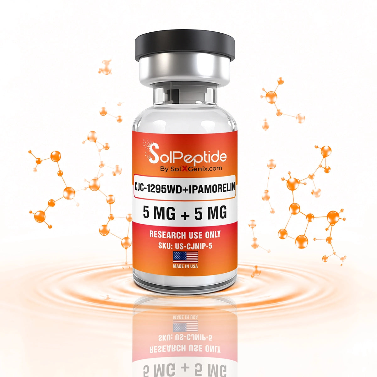 2X Blend CJC-1295 WithoutDAC (5mg) / Ipamorelin (5mg)U.S Blend