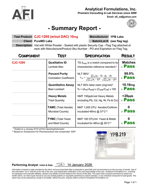 CJC-1295 Without DAC (10mg)