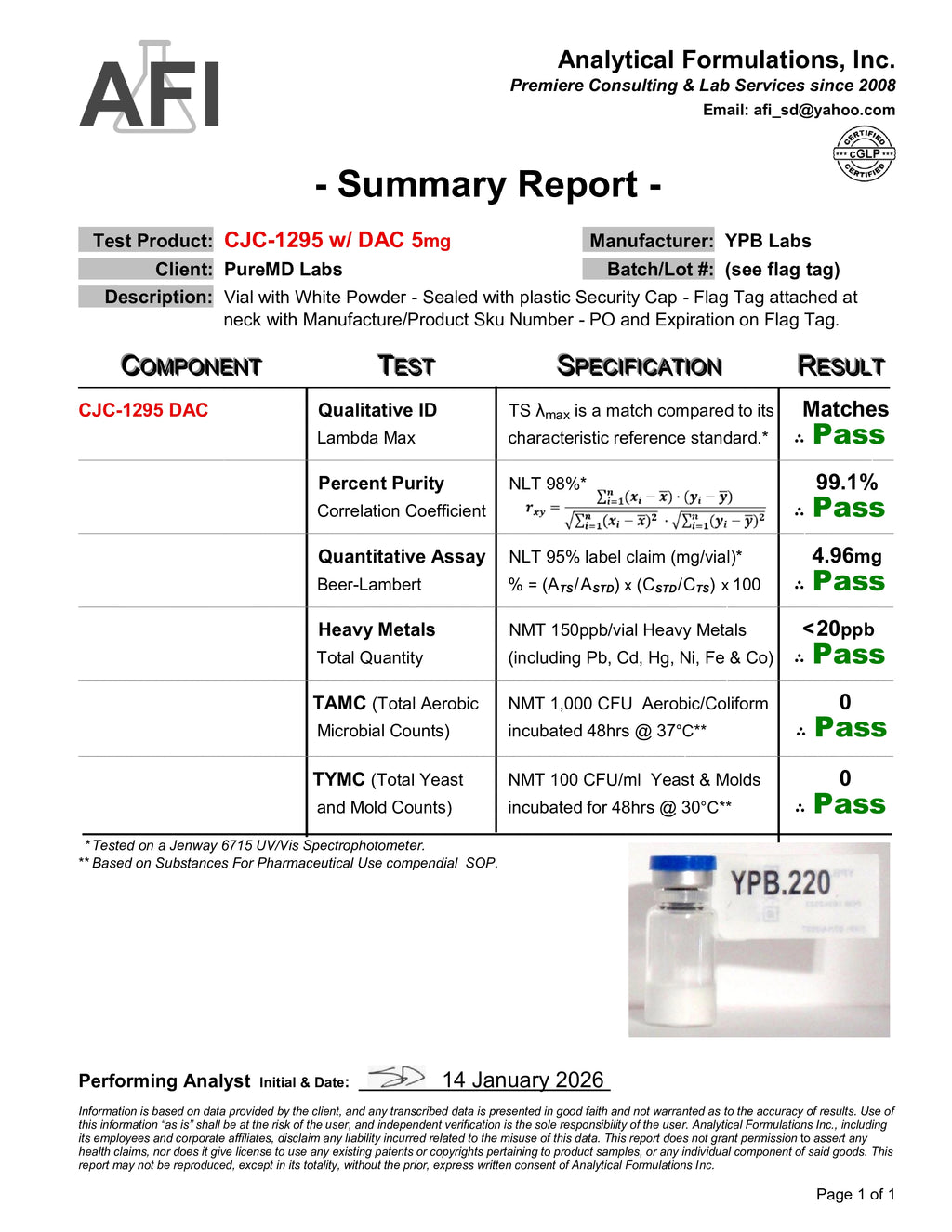 CJC-1295 - With DAC (5mg)