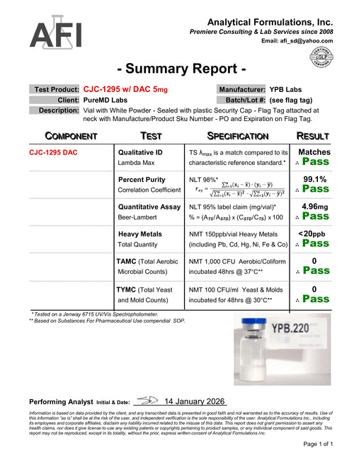 CJC-1295 - With DAC (5mg)